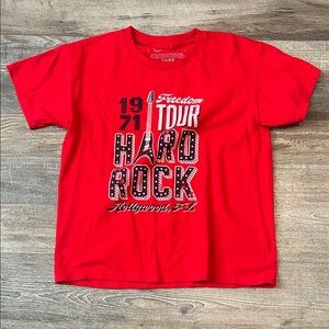 GAP Kids Red Hard Rock Tour Tee